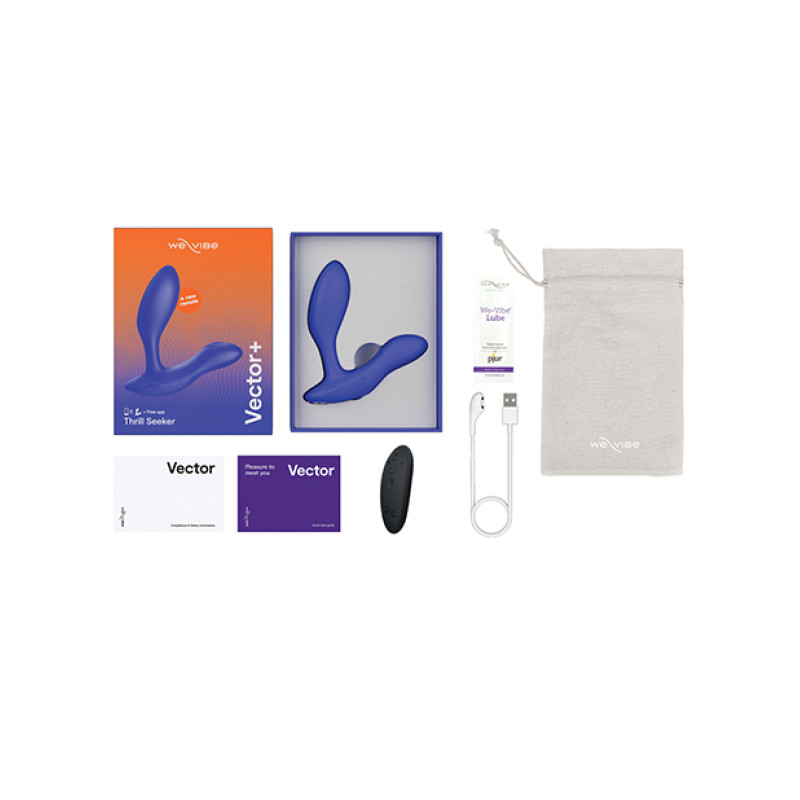 Масажер простати WE-VIBE Royal Blue+ з пультом керування