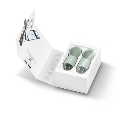 Подвійний масажер для очей GESKE Cool&Warm Duo Eye Massager 7 в 1 green