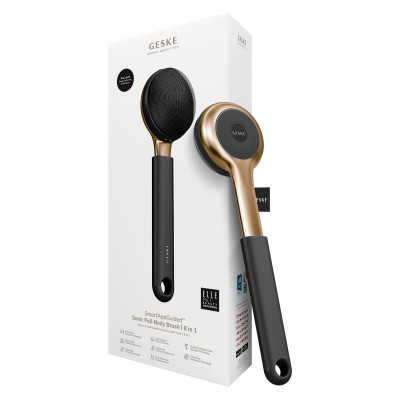 Ультразвукова щітка для всього тіла GESKE Sonic Full-Body Brush&Intensive Exfoliator 8 в 1 gray