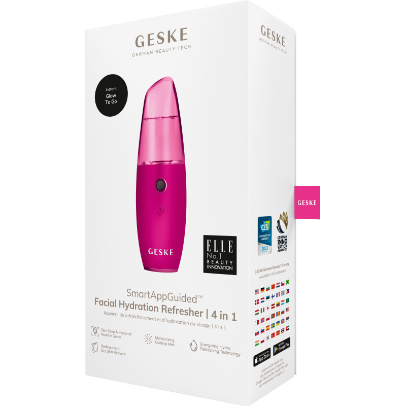 Зволожувач для шкіри обличчя GESKE Facial Hydration Refresher 4 в 1 magenta