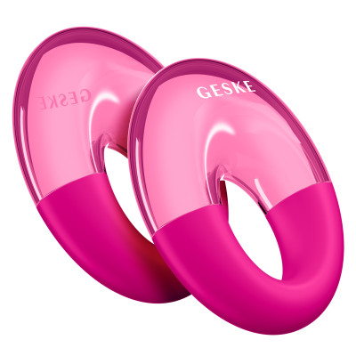 Масажер для очей GESKE Cool&Warm Eye Massager 7 в 1 magenta