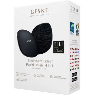 Щітка для обличчя GESKE Facial Brush 4 в 1 black