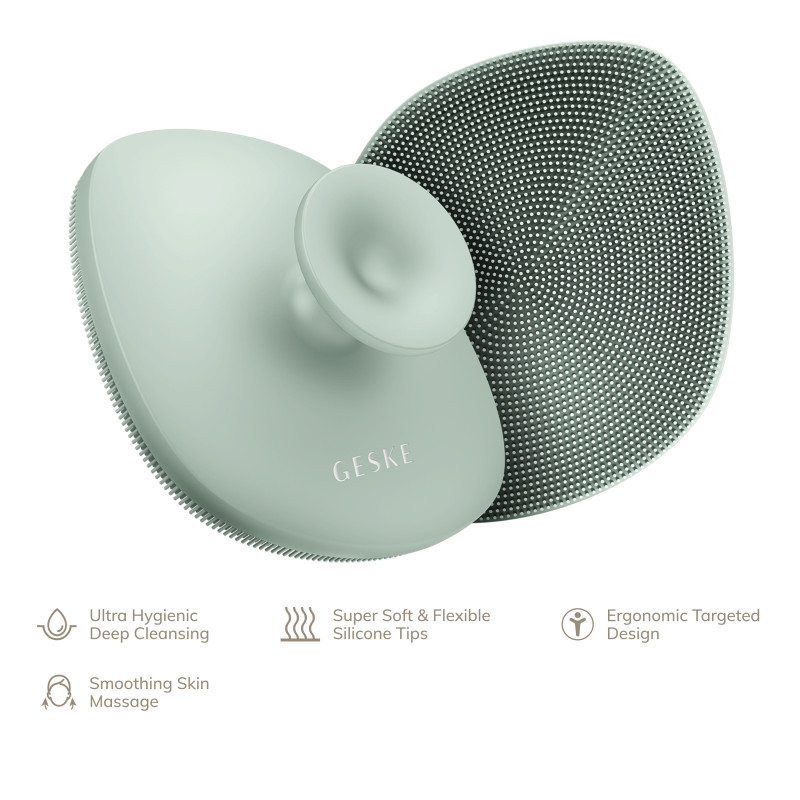 Щітка для тіла GESKE Body Brush 4 в 1 green