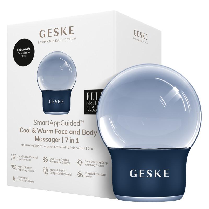 Масажер для обличчя і тіла GESKE Cool&Warm Face and Body Massager 7 в 1 midnight