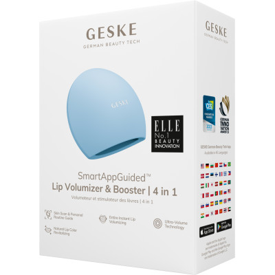 Пристрій для збільшення обʼєму губ GESKE Lip Volumizer&Booster 4 в 1 Big aquamarine