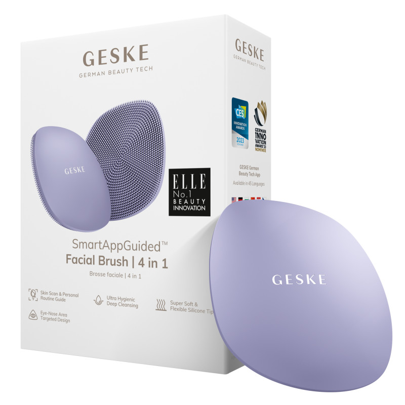Щітка для обличчя GESKE Facial Brush 4 в 1 purple