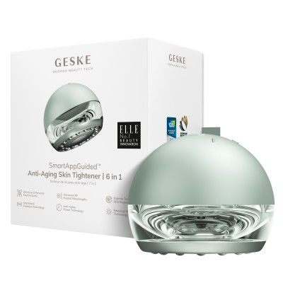 Масажер для підтяжки шкіри обличчя GESKE Anti-aging Skin Tightener 6 в 1 green