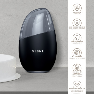 Масажер для обличчя GESKE Cool&Warm Eye and Face Massager black