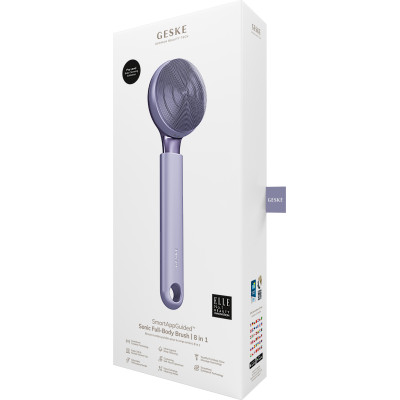 Ультразвукова щітка для всього тіла GESKE Sonic Full-Body Brush&Intensive Exfoliator purple