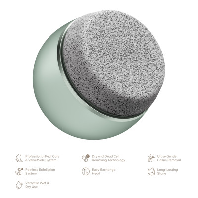 Набір для догляду за стопами GESKE Pumice Stone Callus Remover 7 в 1 green
