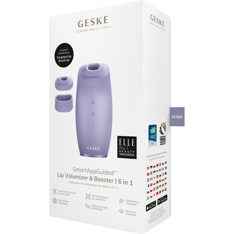 Пристрій для збільшення об'єму губ GESKE Lip Volumizer&Booster 6 в 1 purple