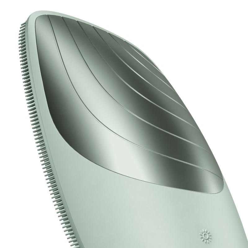 Електронна звукова термощітка для обличчя GESKE Sonic Thermo Facial Brush 6 в 1 green
