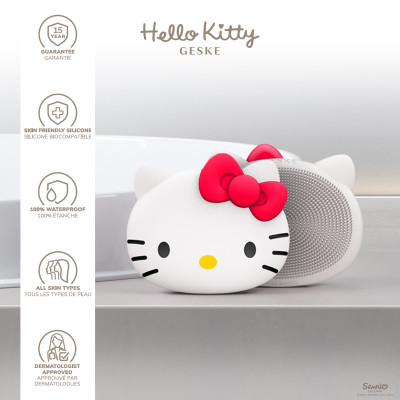 Щітка для обличчя GESKE Facial Brush 3 в 1 by Hello Kitty
