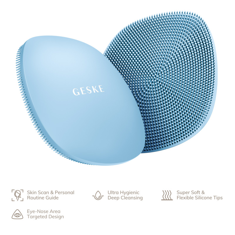 Щітка для обличчя GESKE Facial Brush 4 в 1 aquamarine