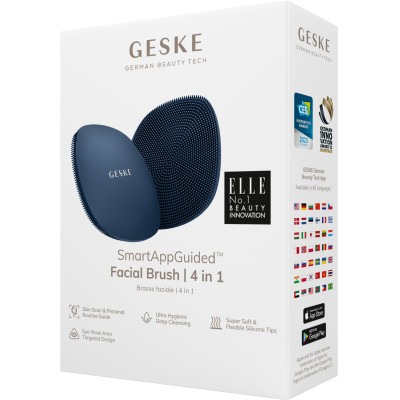 Щітка для обличчя GESKE Facial Brush 4 в 1 midnight