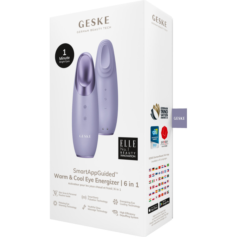 Енерджайзер для очей GESKE Warm&Cool Eye Energizer 6 в 1 purple