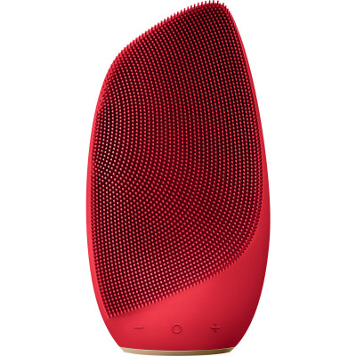 Електронна звукова термощітка для обличчя GESKE Sonic Thermo Facial Brush 6 в 1 red