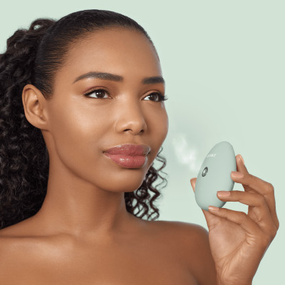 Електронний освіжувач для зволоження обличчя GESKE Facial Hydration Refresher 4 в 1 green