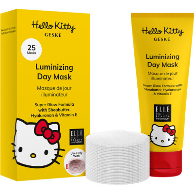 Денна маска для сяйва шкіри GESKE Luminizing Day Mask by Hello Kitty Oval 25 шт