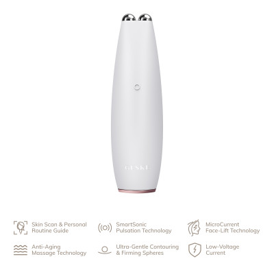 Мікрострумова ручка для підтяжки обличчя GESKE MicroCurrent Face-Lift Pen starlight