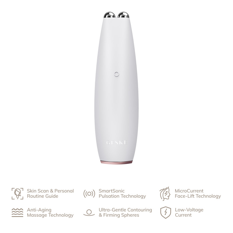 Мікрострумова ручка для підтяжки обличчя GESKE MicroCurrent Face-Lift Pen starlight