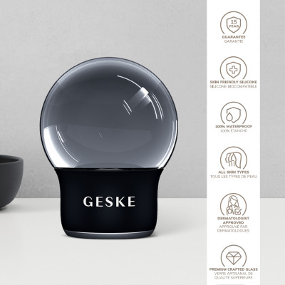 Масажер для обличчя і тіла GESKE Cool&Warm Face and Body Massager black