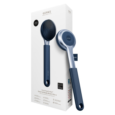 Ультразвукова щітка для всього тіла GESKE Sonic Full-Body Brush&Intensive Exfoliator 8 в 1 midnight