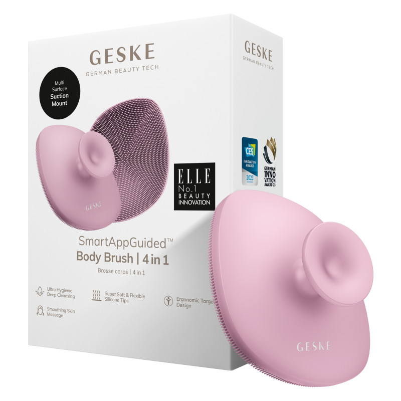Щітка для тіла GESKE Body Brush 4 в 1 pink