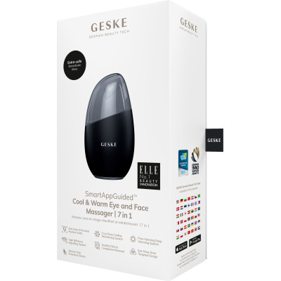 Масажер для обличчя GESKE Cool&Warm Eye and Face Massager black