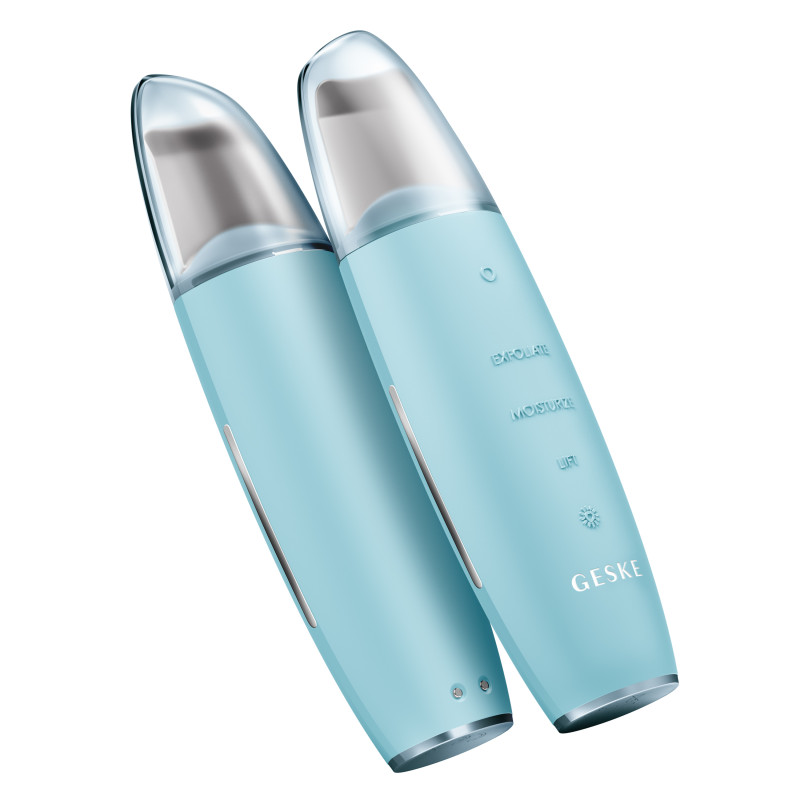 Мікрострумовий скрабер для шкіри та усунення чорних точок GESKE MicroCurrent Skin Scrubber&Blackhead Remover 9 в 1 turquoise