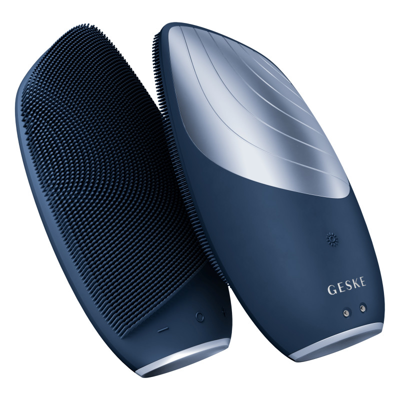 Електронна звукова термощітка для обличчя GESKE Sonic Thermo Facial Brush 6 в 1 midnight