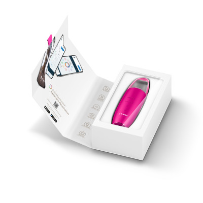 Мікрострумовий скрабер для шкіри та усунення чорних точок GESKE MicroCurrent Skin Scrubber&Blackhead Remover magenta