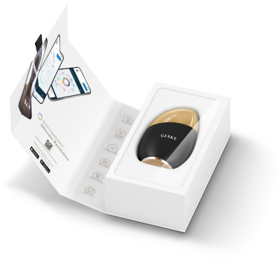 Масажер для обличчя GESKE Cool&Warm Eye and Face Massager gray