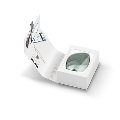 Електронна ультразвукова щітка для обличчя GESKE Sonic Facial Brush 5 в 1 green