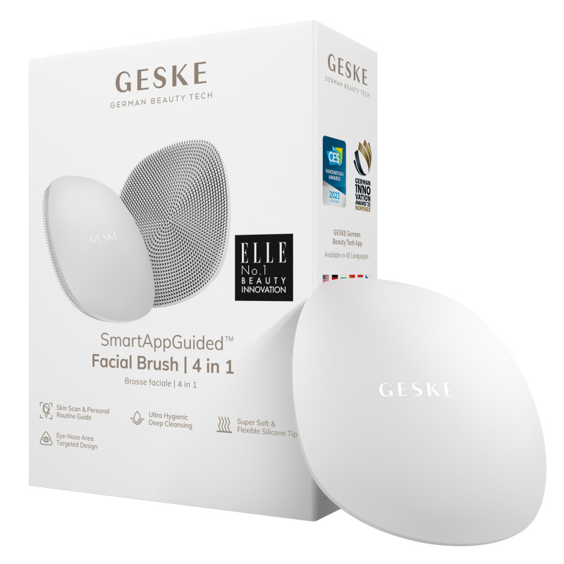 Щітка для обличчя GESKE Facial Brush 4 в 1 white