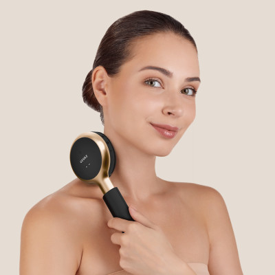 Звукова світлодіодна щітка для всього тіла GESKE Sonic LED Full-Body Brush&Intensive Exfoliator 9 в 1 gray
