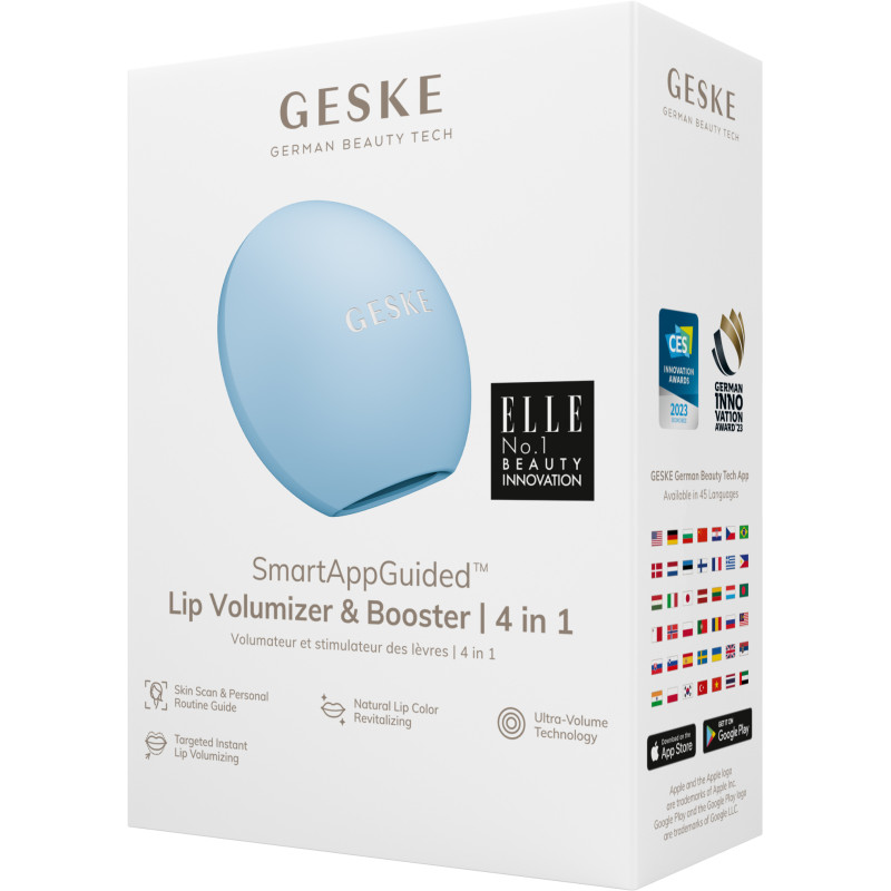 Пристрій для збільшення обʼєму губ GESKE Lip Volumizer&Booster 4 в 1 Small aquamarine