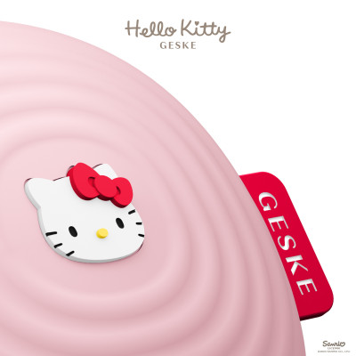 Електронна ультразвукова щітка для обличчя GESKE Sonic Facial Brush by Hello Kitty pink