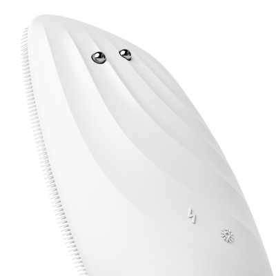 Очищувальна щітка для обличчя GESKE Sonic Thermo Facial Brush&Face-Lifter 8 в 1 white