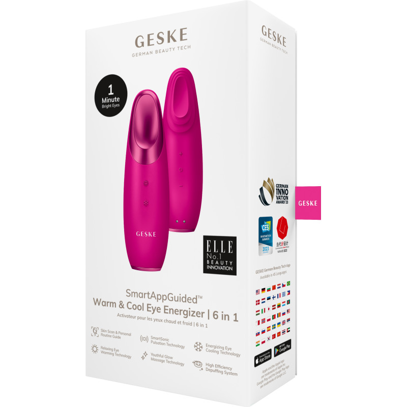 Енерджайзер для очей GESKE Warm&Cool Eye Energizer 6 в 1 magenta