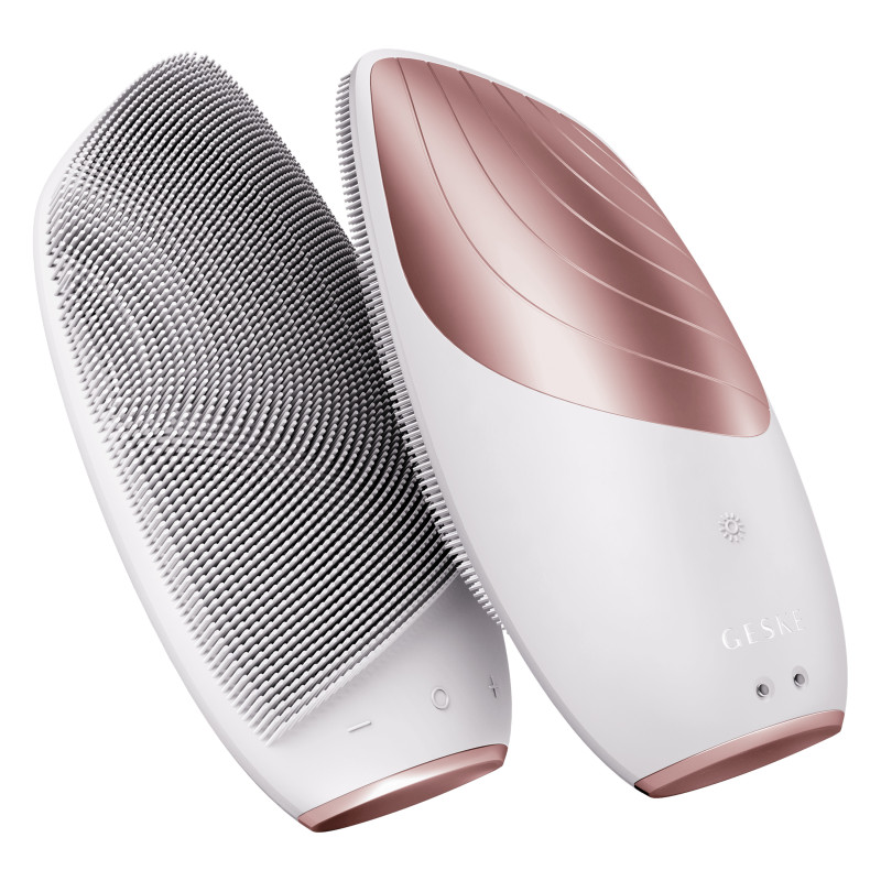 Електронна звукова термощітка для обличчя GESKE Sonic Thermo Facial Brush 6 в 1 starlight