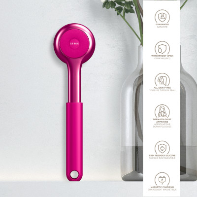 Ультразвукова щітка для всього тіла GESKE Sonic Full-Body Brush&Intensive Exfoliator 8 в 1 magenta