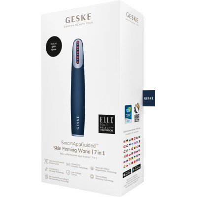Пристрій для зміцнення і тонізації шкіри обличчя GESKE Skin Firming Wand 7 в 1 midnight