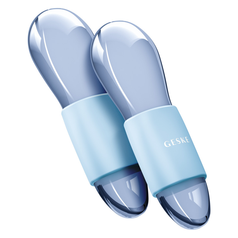 Подвійний масажер для очей GESKE Cool&Warm Duo Eye Massager 7 в 1 aquamarine