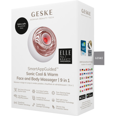 Масажер для обличчя та тіла GESKE Sonic Cool&Warm Face and Body Massager starlight