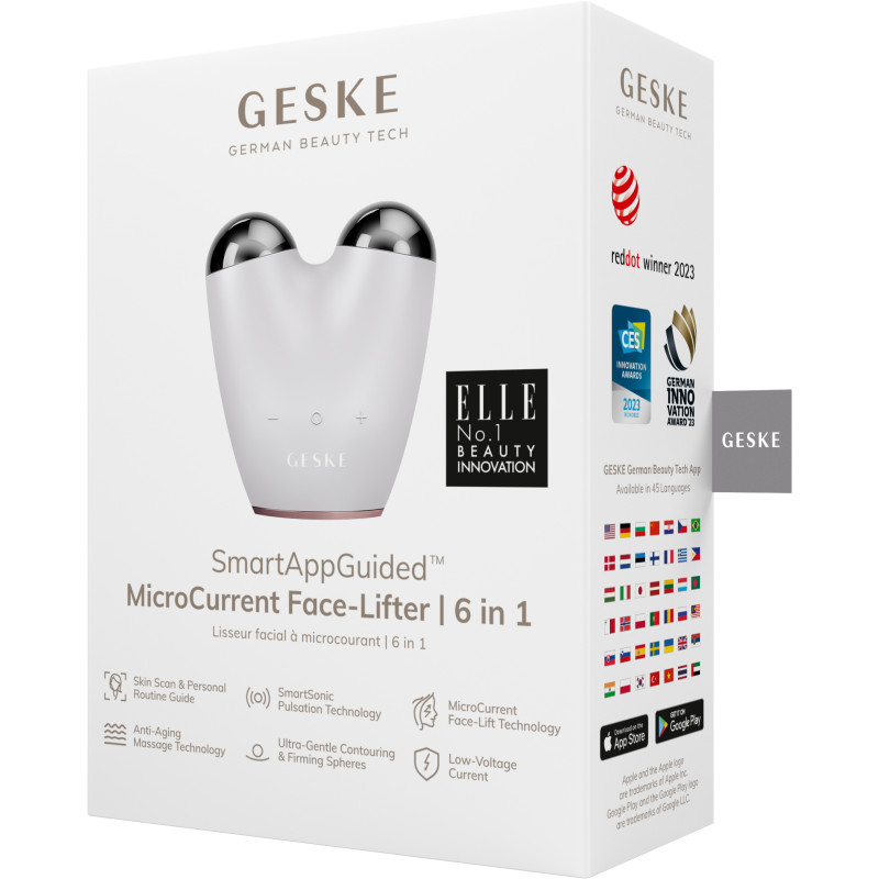 Мікрострумовий підтягувач обличчя GESKE MicroCurrent Face-Lifter starlight
