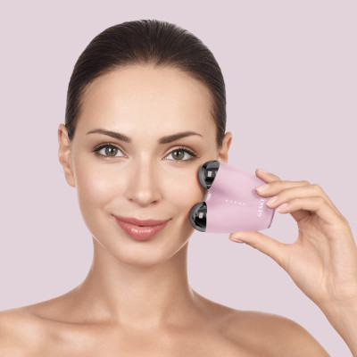 Мікрострумовий підтягувач обличчя GESKE MicroCurrent Face-Lifter pink