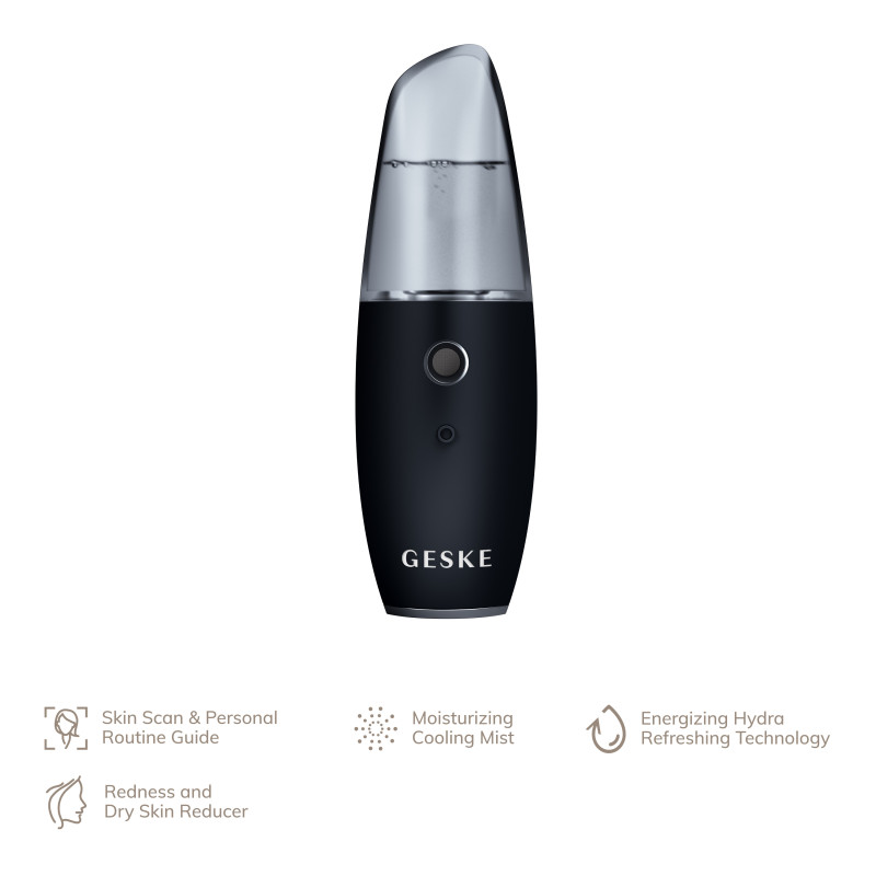 Зволожувач для шкіри обличчя GESKE Facial Hydration Refresher 4 в 1 black