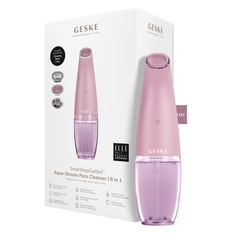 Очищуючий засіб для обличчя GESKE Aqua-Stream Face Cleanser pink
