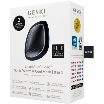 Ультразвукова маска тепло та холод GESKE Sonic Warm&Cool Mask black